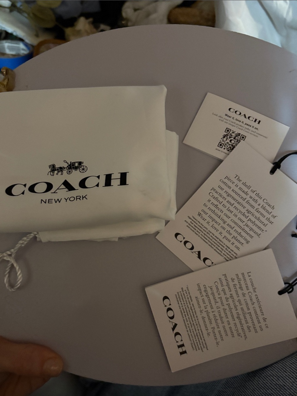 Coach swinger bag 20 with chain rainbow crystal - Picture 5 of 5